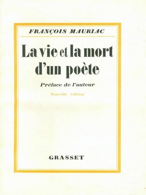 cover image of La vie et la mort d'un poète